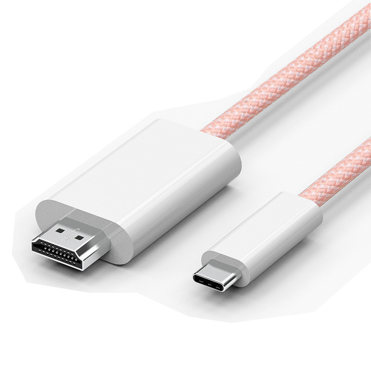 4K 30Hz USB Type C to HDTV Cable USB-C To HDTV Thunderbolt4/3 for iPhone 15 Pro Max MacBook Pro Air 2023 iPad Pro Galaxy