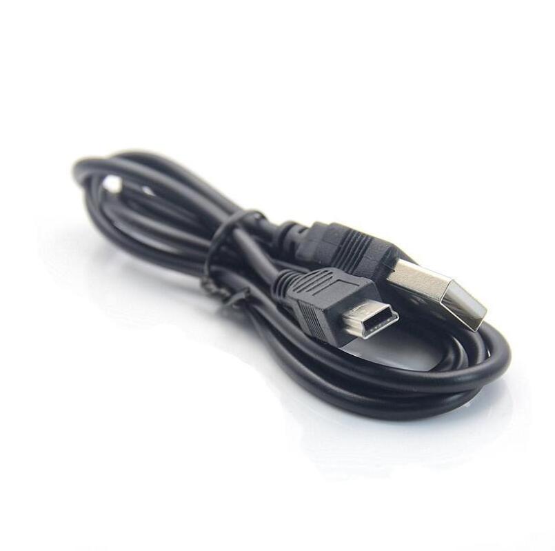 Best Black 100 cm Length USB 2.0 A Male to Mini 5 Pin B Data Charging Cable Cord Adapter USB Extension Cable