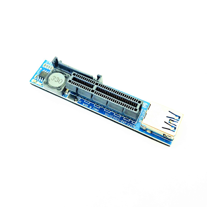 PCI-E Riser Mini PCIE to PCIE X4 Extension Port Adapter Riser Card PC Graphics Card Connector 30cm USB Cable PCIE Extender Riser