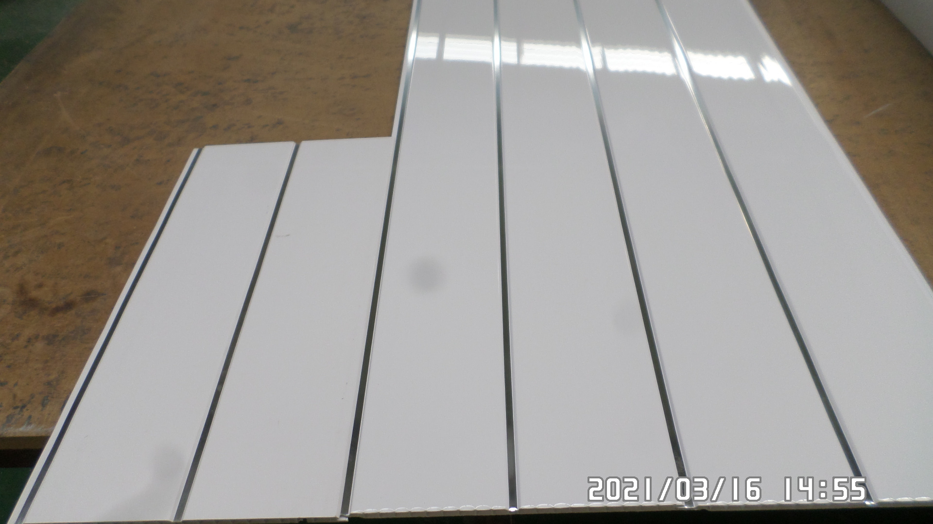 UK Market CE strip light grey 25cm wide PVC decorative drop ceiling panels