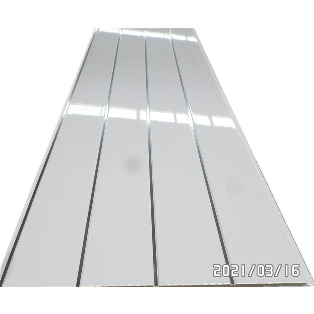 UK Market CE strip light grey 25cm wide PVC decorative drop ceiling panels