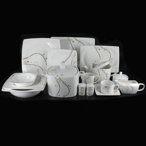 75 pcs home restaurant ceramic fine bone china dinner set Pakistan