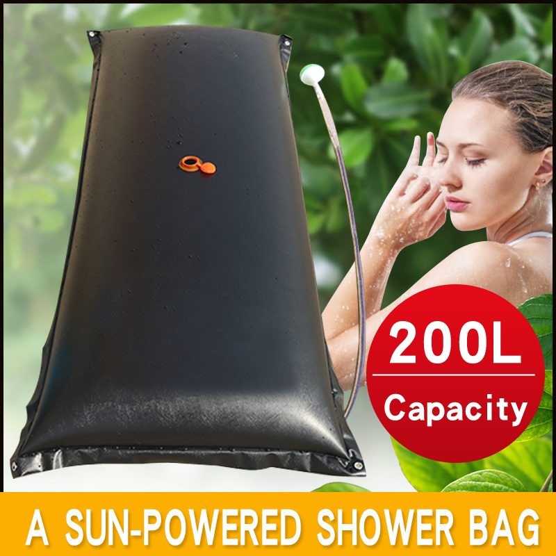 Wholesale Portable Camping Shower Heating Pipe Bag Solar Water Heater Outdoor Other Camping Gear