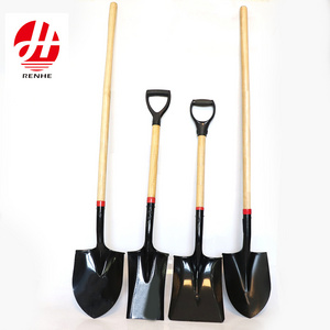 China factory direct product agricultural toolsCarbon Steel Garden Shovel round Spade with handle