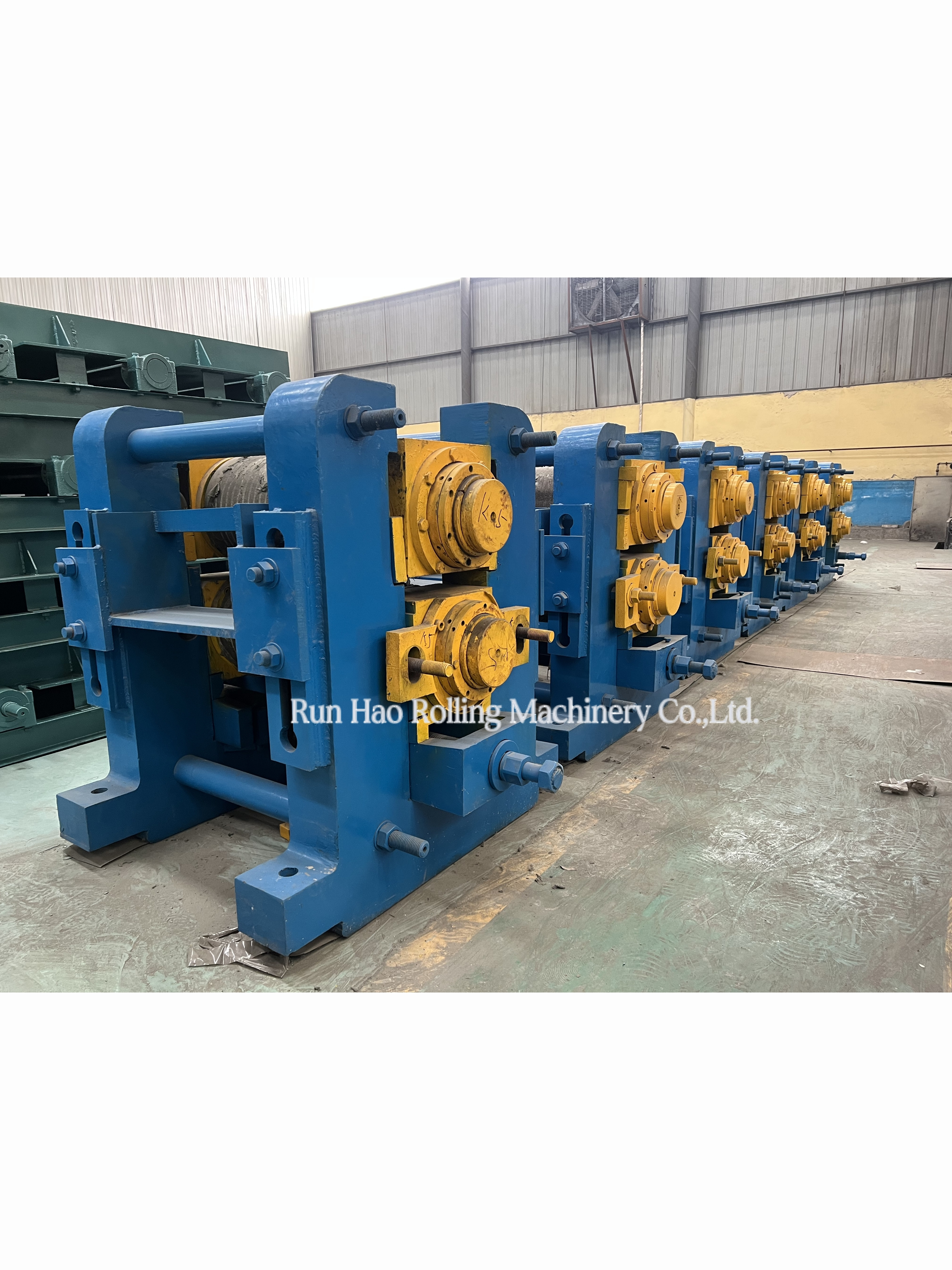 Runhao small steel rebar production line steel flat bar re rolling mill machine