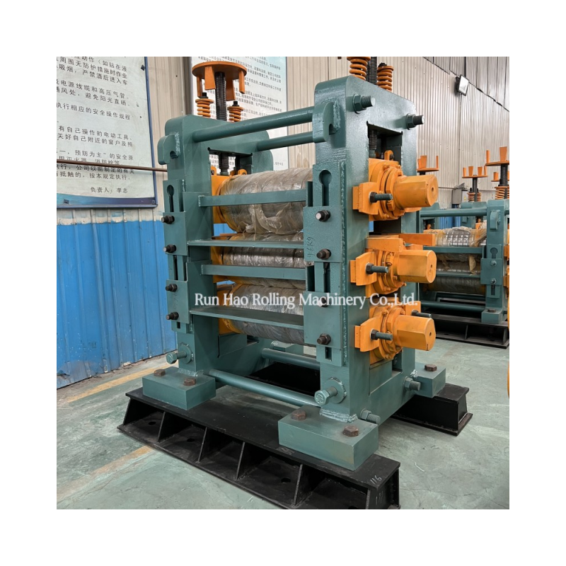 Runhao small steel rebar production line steel flat bar re rolling mill machine