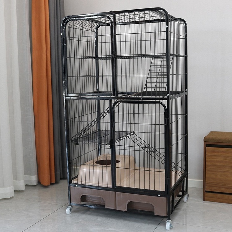 cat cage indoor big cat breeding cage diy trap hotel tier cat cage