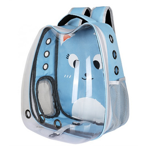 Pet Dog Backpack Portable Outdoor Cat Carrier Bag Travel Suitcase for Pet Travel Transparent Case