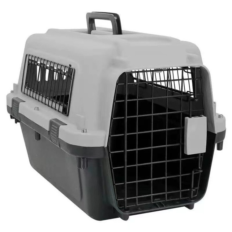 IATA Plastic Air Transport Approved Pet Cage Bag Carriers And Travel Crate Dogs