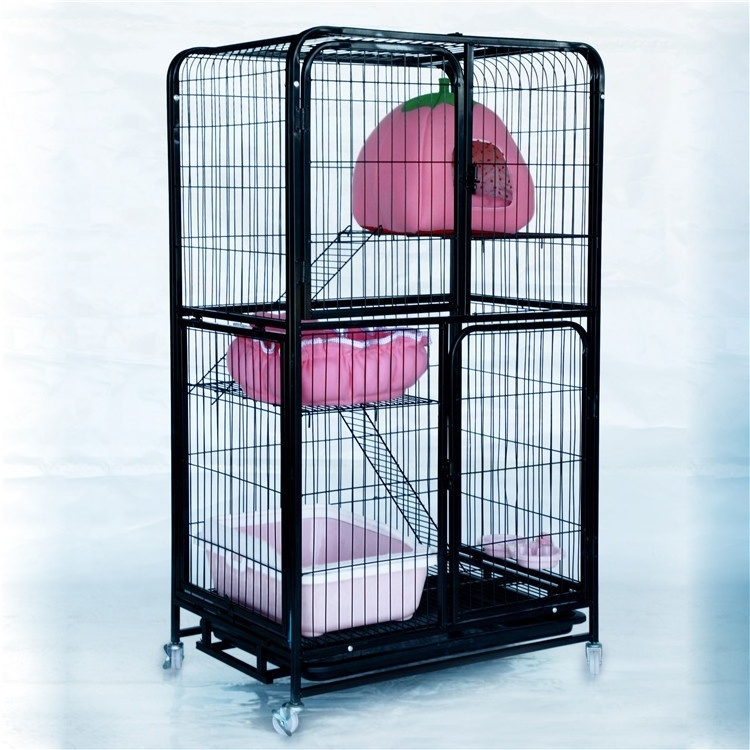 cat cage indoor big cat breeding cage diy trap hotel tier cat cage