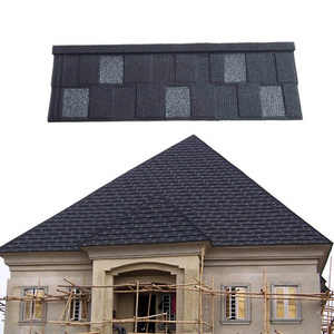 China Manufacturer Cheap Price Color Stone Coated Metal Steel Roofing Shingles Sheet/roof Tiles with Bach