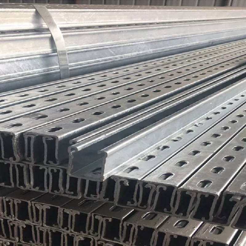 Galvanized Structural Steel C Channel Metal stud /Z purlin /Steel Prices Unistrut Slotted C Channel