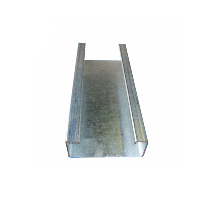 Steel processing parts galvanized u beam steel U channel structural steel c channel / C profile price Purlin