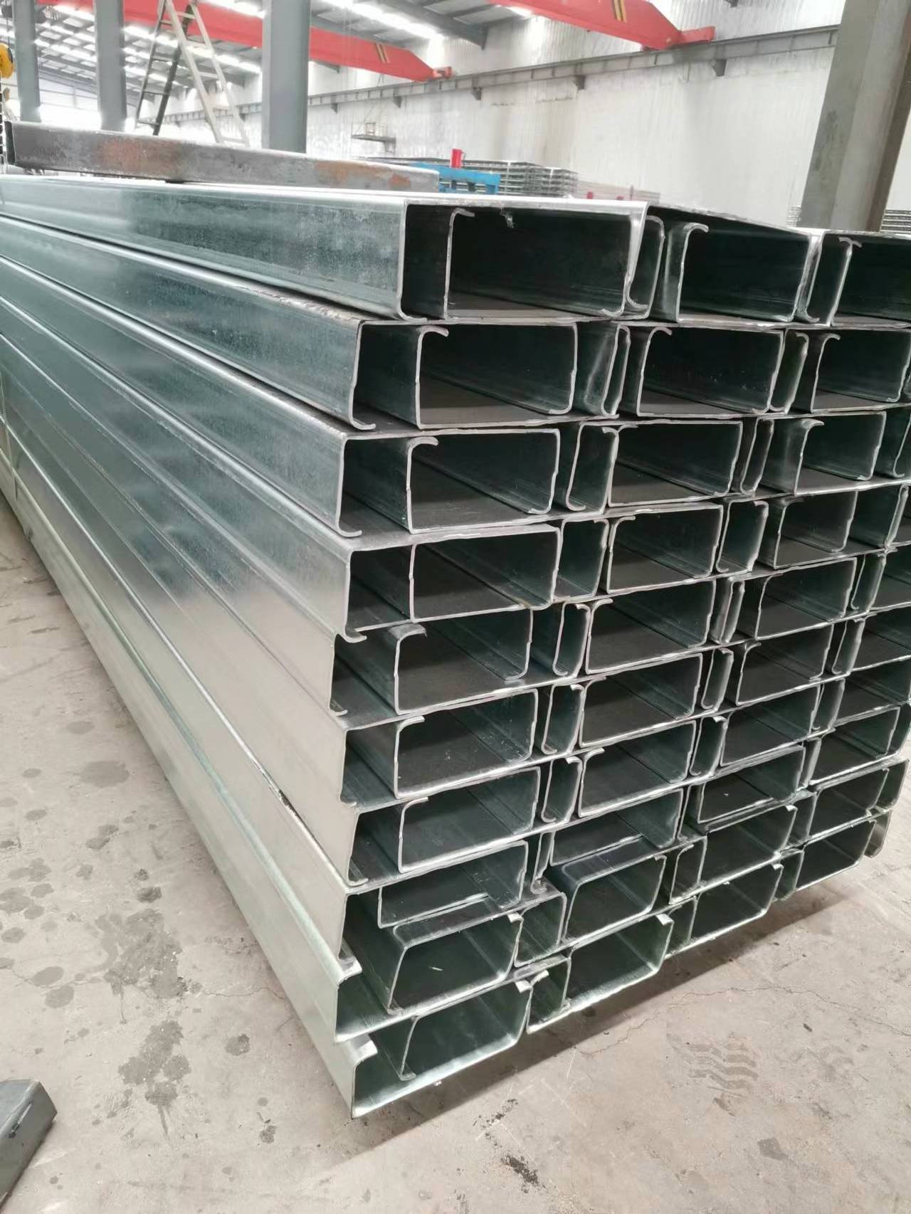 Steel processing parts galvanized u beam steel U channel structural steel c channel / C profile price Purlin