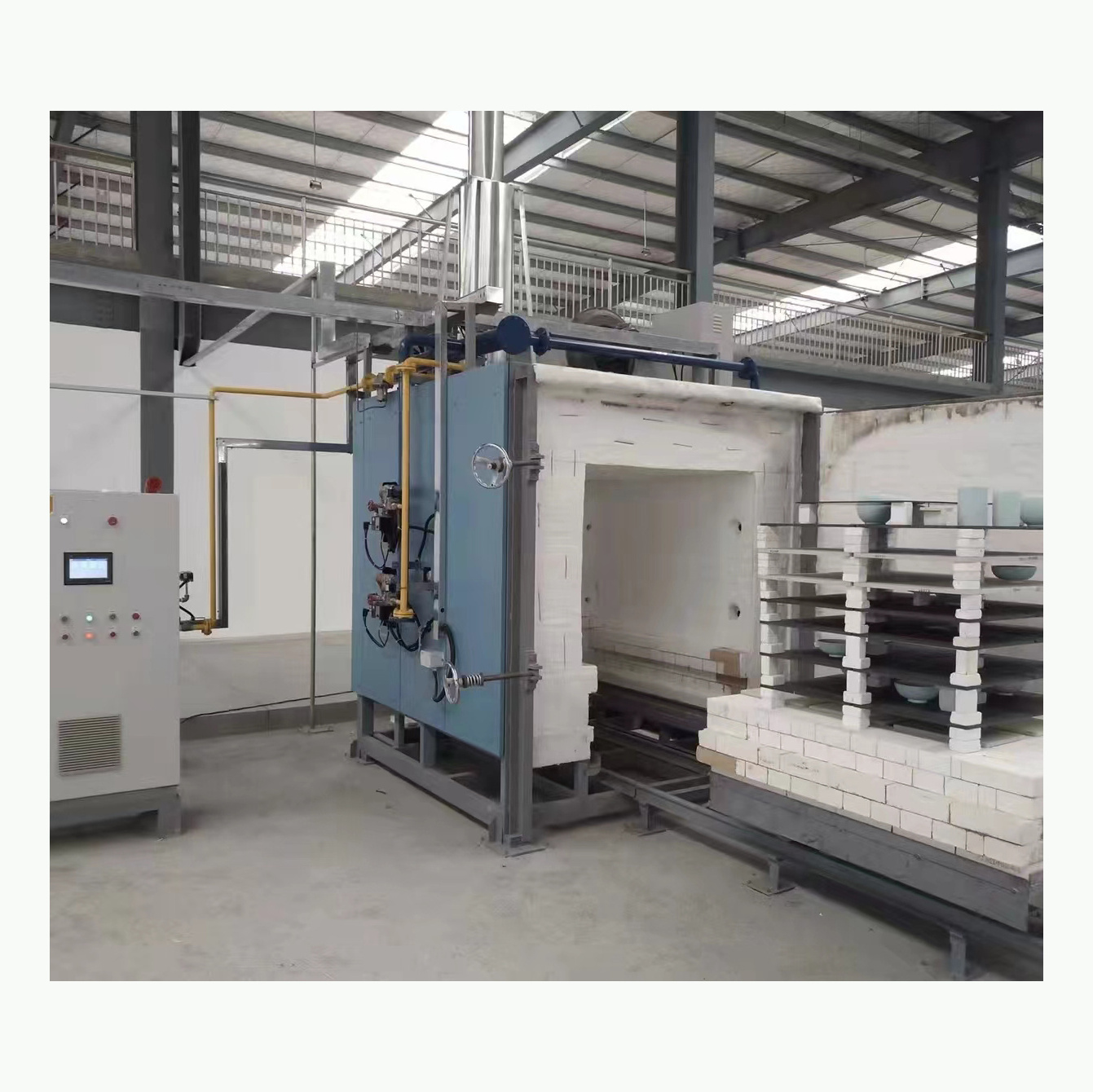 High frequency vacuum wood drying kiln electric vertical shaft lime kiln for burning clay bricks