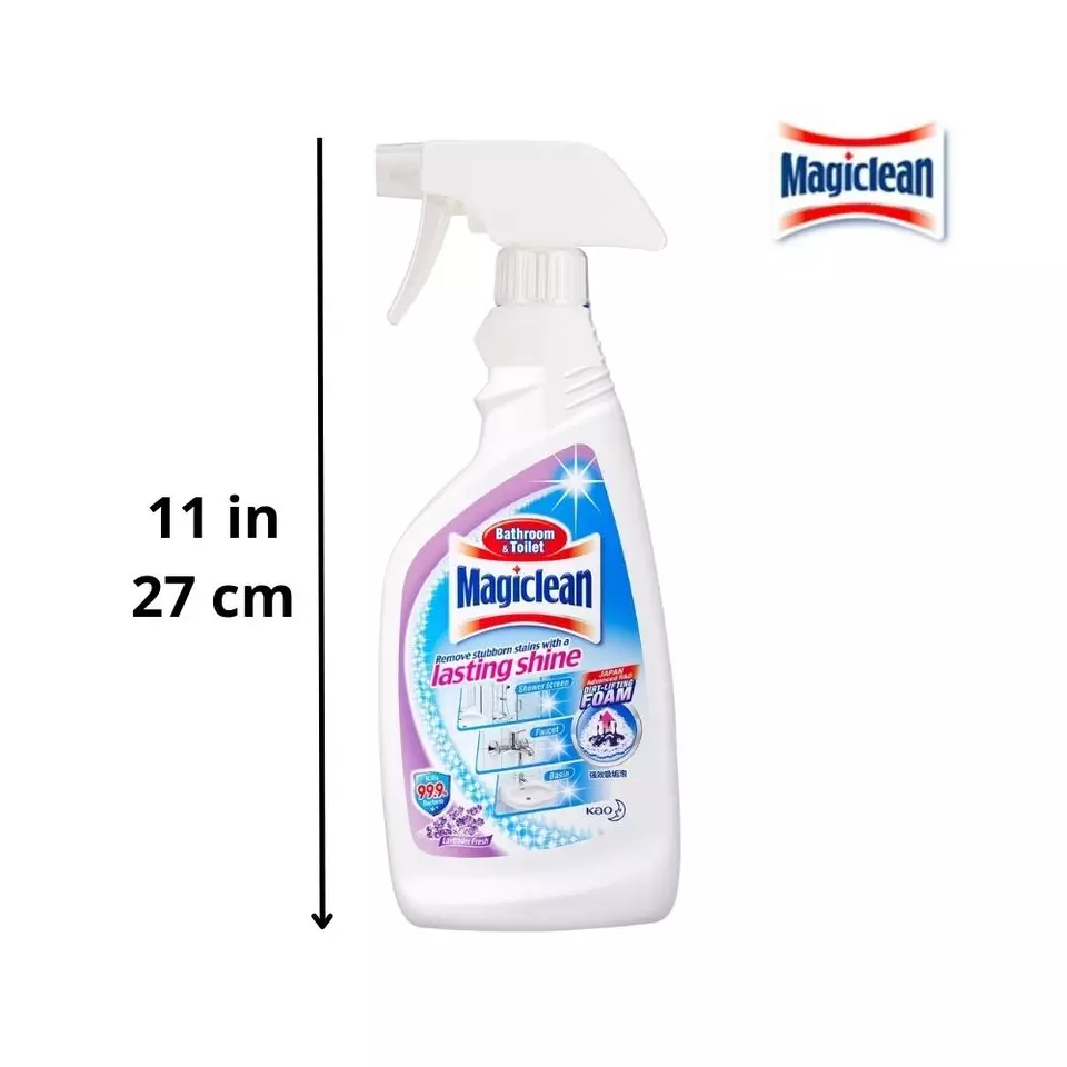 Good Price Japan Technology Detergent High Foam Cleaner Bathroom &Toilet Lavender Trigger Spray 500ml for Removing Tough Dirt