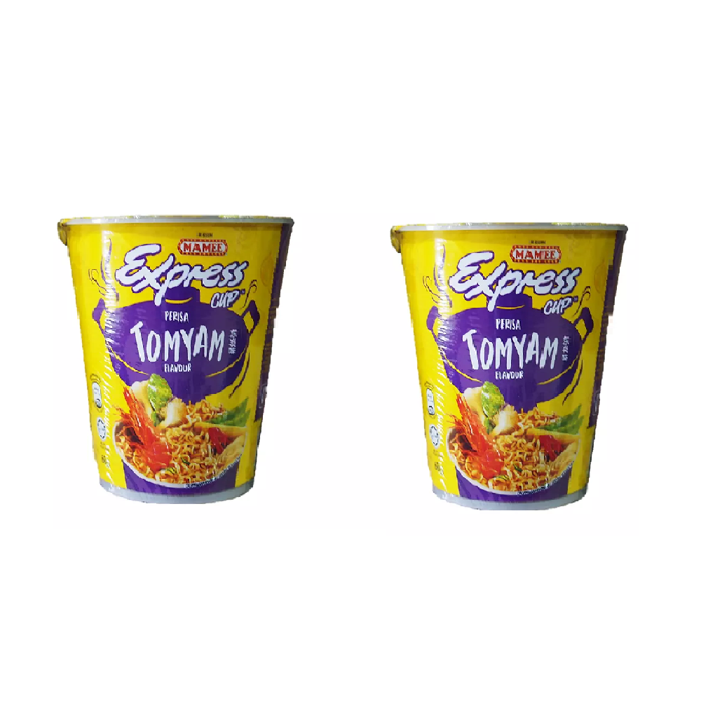 Low MOQ Best Price Instant Food Cup Low Fat Refined Fast Cooking Mamee Express Tom Yam Instant Noodles Made in Indonesia