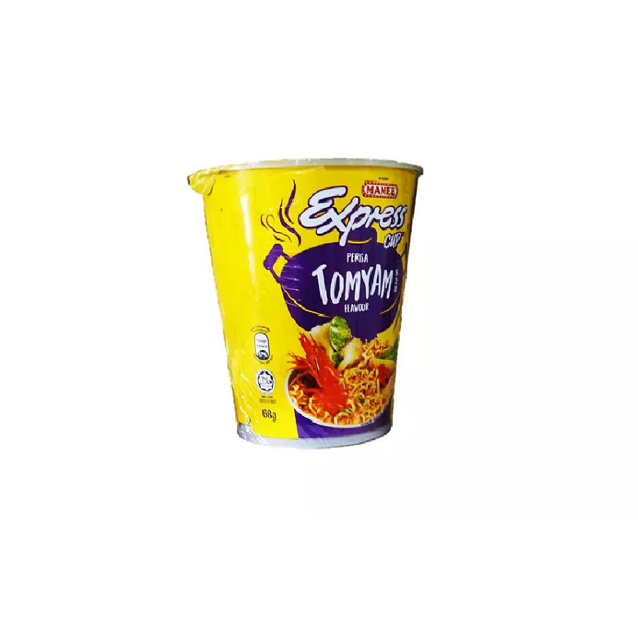 Low MOQ Best Price Instant Food Cup Low Fat Refined Fast Cooking Mamee Express Tom Yam Instant Noodles Made in Indonesia