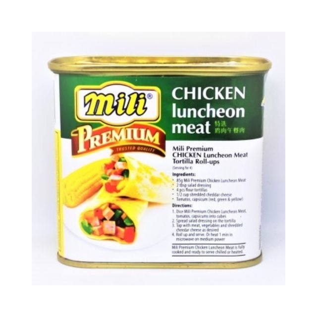 Premium Trusted Quality Mili Chicken Luncheon Meat 340g Halal