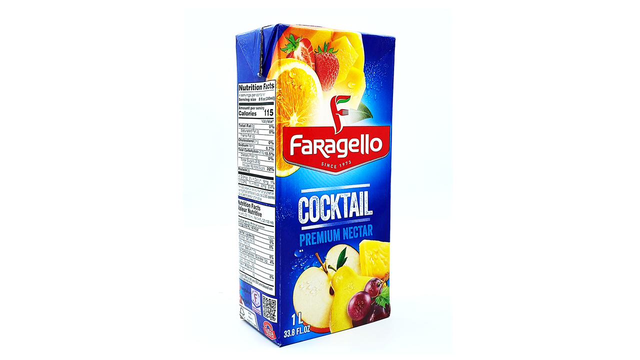 Mixed Fruit Ingredient Concentrated Tropical Flavor Natural Taste Faragello Nectar Tropical Cocktail