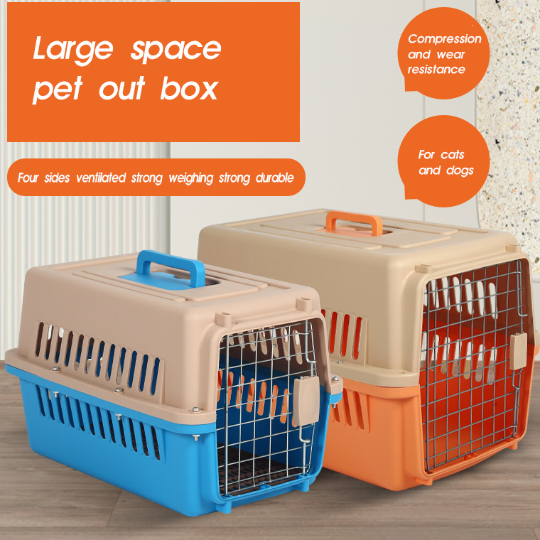 Outdoors Dog Boxes Transport Airline Approved Pet Dog Travel Carrier Dog Crate