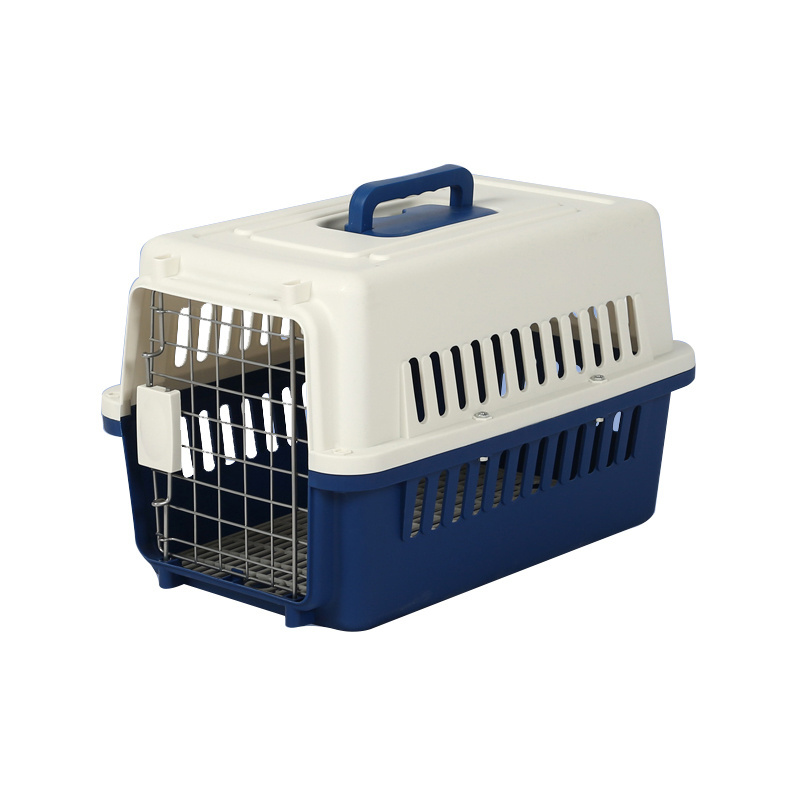 Breathable Plastic Kennels Crate Pet Travel Dog Cat Crate Carrier For Dog Portable Dog