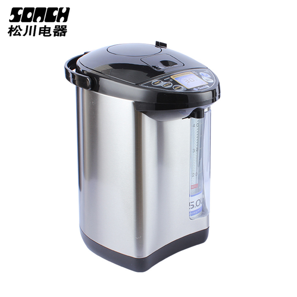 5.5 Litre Big Thermo Pot Hot Water Boiler Stainless Steel Electric Water Kettle