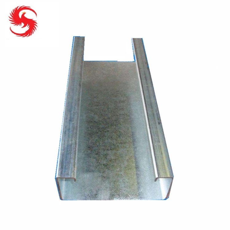 Hot Rolled Ms C Channel Steel Price Galvanized Steel C Channel Purlins