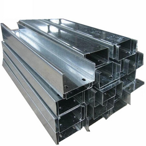 Hot Rolled Ms C Channel Steel Price Galvanized Steel C Channel Purlins