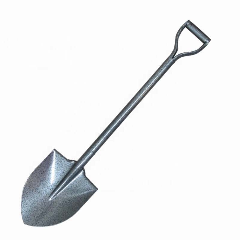 Agricultural Shovel Farm Tool Garden and Farming Metal Spade Shovels D-Grip Metal shovel with handle