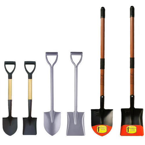 High Quality Carbon Steel Spade Garden Hand Digging Tools D-handle Garden Spade