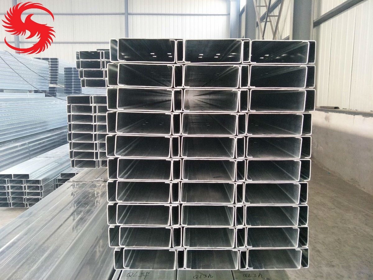 Hot Rolled Ms C Channel Steel Price Galvanized Steel C Channel Purlins