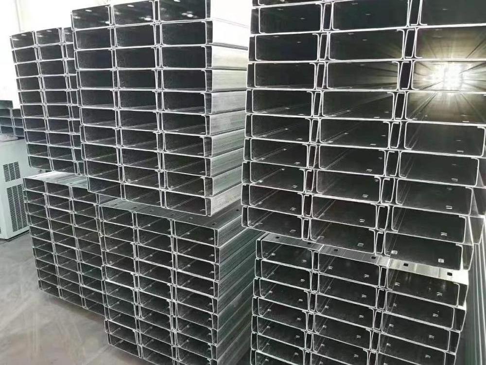 Galvanized Cold forming steel profile , Galvanized C section purlin