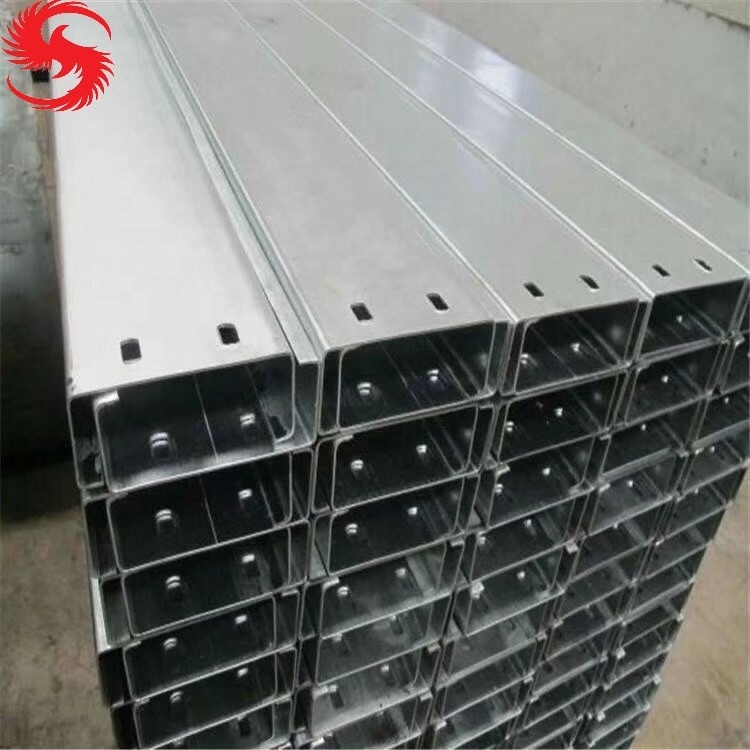 Hot Rolled Ms C Channel Steel Price Galvanized Steel C Channel Purlins