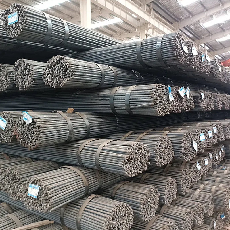 Factory direct sale Ribbed Iron Gr60 40 Y12 Tmt Steel Reinforcing Round Bar BS449 B500b Steel Rod Steel Rebar Threaded Rebar