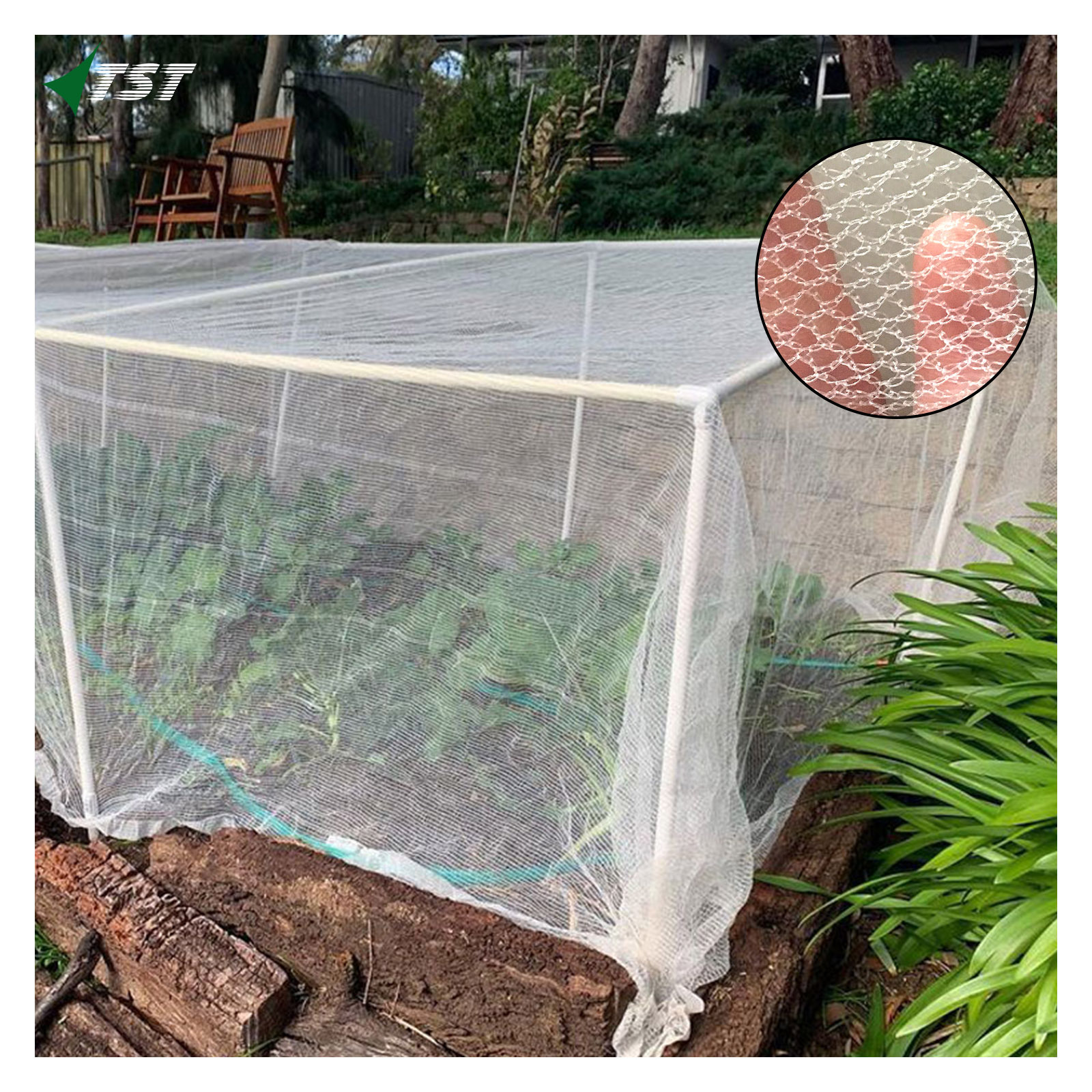 Wholesale Anti-bird Netting Blue HDPE Vineyard Bird Netting Cheap Anti Bird Netting