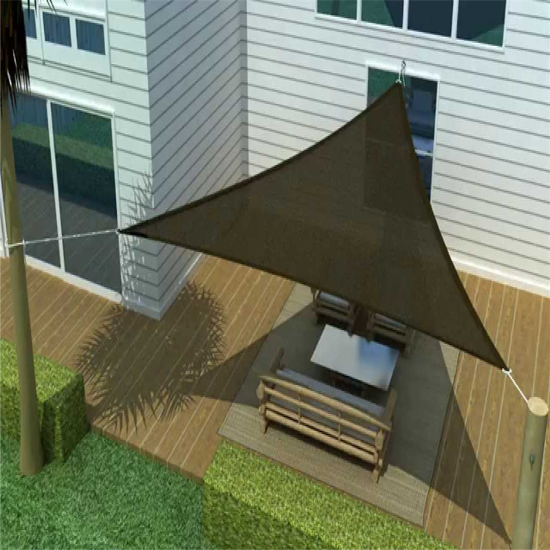 Outdoor Sun Shade Sail Triangle Canopy Prevent UV Sunshade Cloth/Hail Protection Canopy Shade Sail For Carport