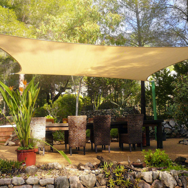 Heavy Duty HDPE 280gsm Commercial Sun Shade Sail/Outdoor PE UV Block Sun Shadow Sails