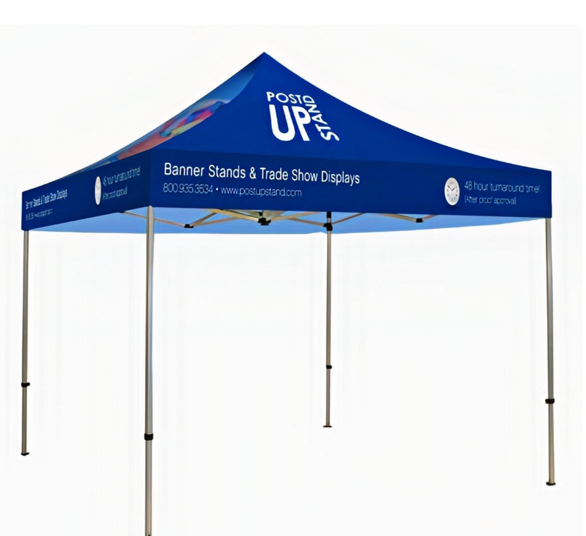 Hexagon Frame Easy Up Canopy Advertising Pop Up Marquee 10x10ft Outdoor Folding Gazebo Portable Trade Show Tent With Walls