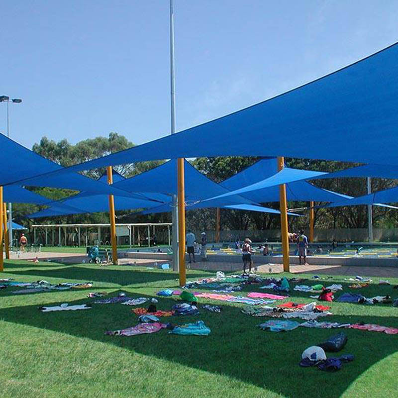 Patio HDPE Material Rectangle 10'x13' Sun Shade Sail Shade Net Canopy Used For Car Parking