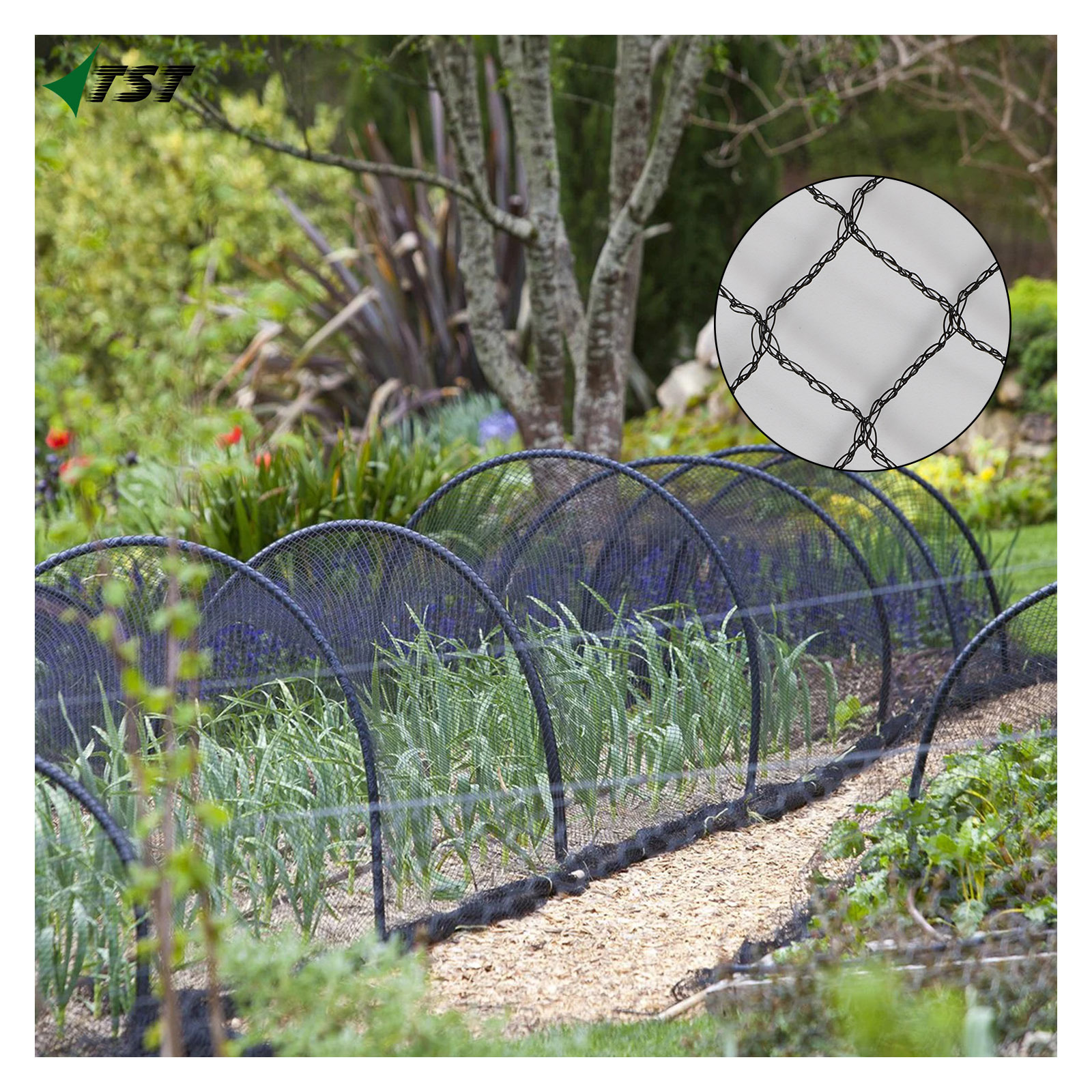 Wholesale Anti-bird Netting Blue HDPE Vineyard Bird Netting Cheap Anti Bird Netting