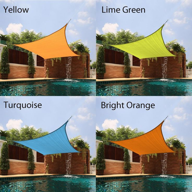 Heavy Duty HDPE 280gsm Commercial Sun Shade Sail/Outdoor PE UV Block Sun Shadow Sails