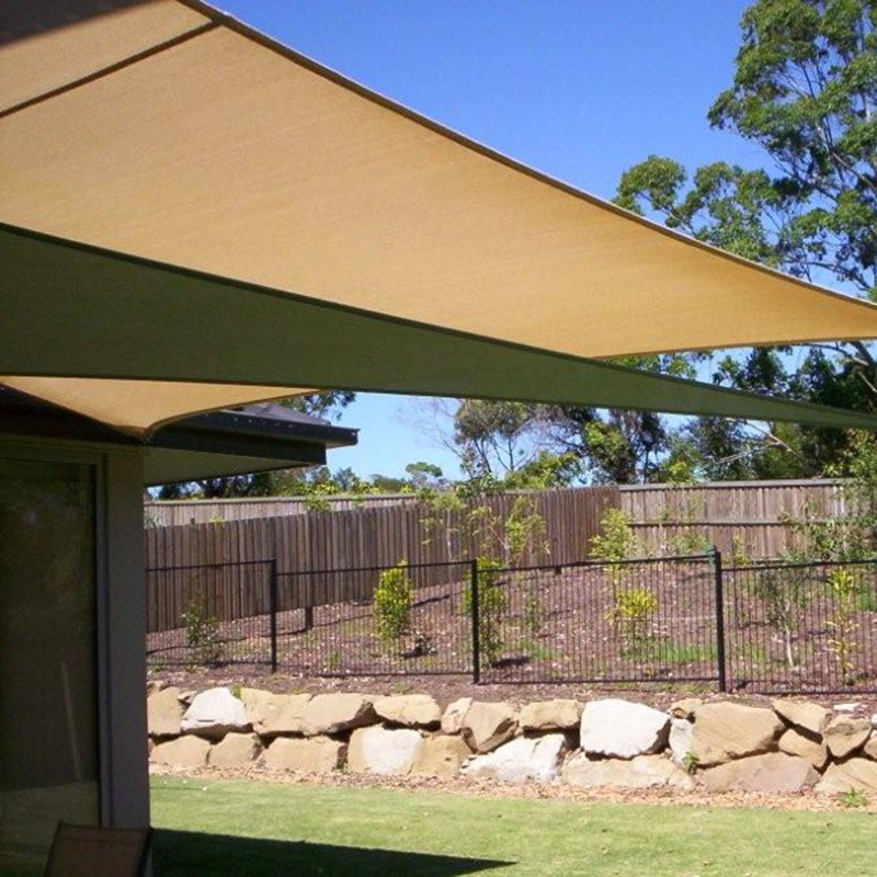 Patio HDPE Material Rectangle 10'x13' Sun Shade Sail Shade Net Canopy Used For Car Parking