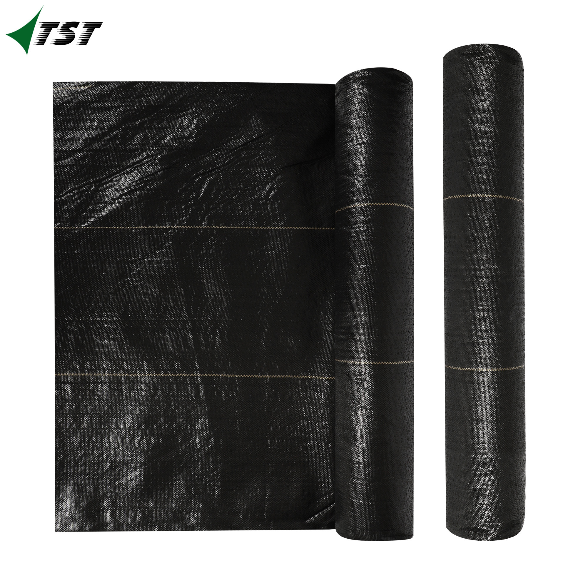 Custom made Agricultural Black PP Woven Weed Mat Weed Control Fabric Mat with waterproof material black weed control barrier