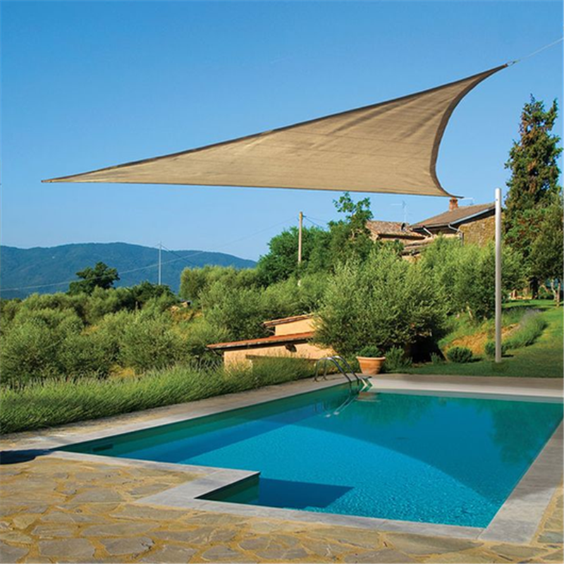 Outdoor Portable Beach PE Shade Canopy /Prevent UV 10 Years Canopy Shade Sail Nets Sun Shade Sail