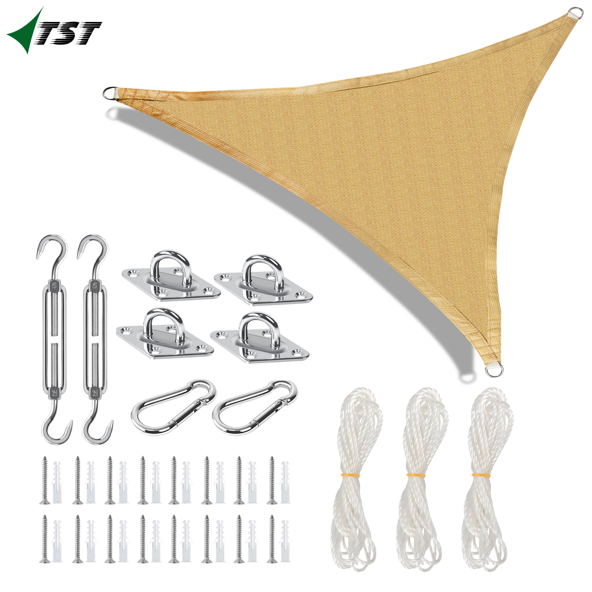 Carpa Camping Toldo Vela Vela Sombra Toldo Triangular 5x5