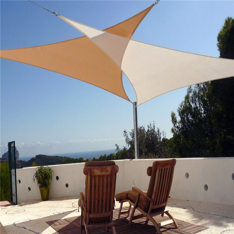 Outdoor Portable Beach PE Shade Canopy /Prevent UV 10 Years Canopy Shade Sail Nets Sun Shade Sail