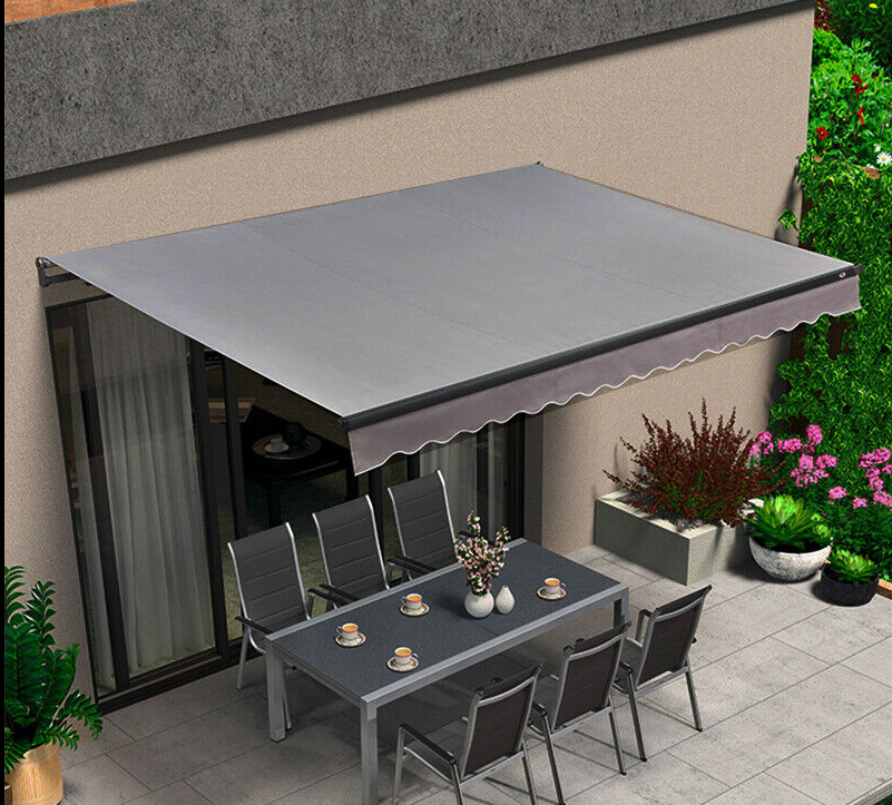 Sun Shade Summer Outdoor Aluminum Awning Waterproof For Canopy Shading Retractable Awning