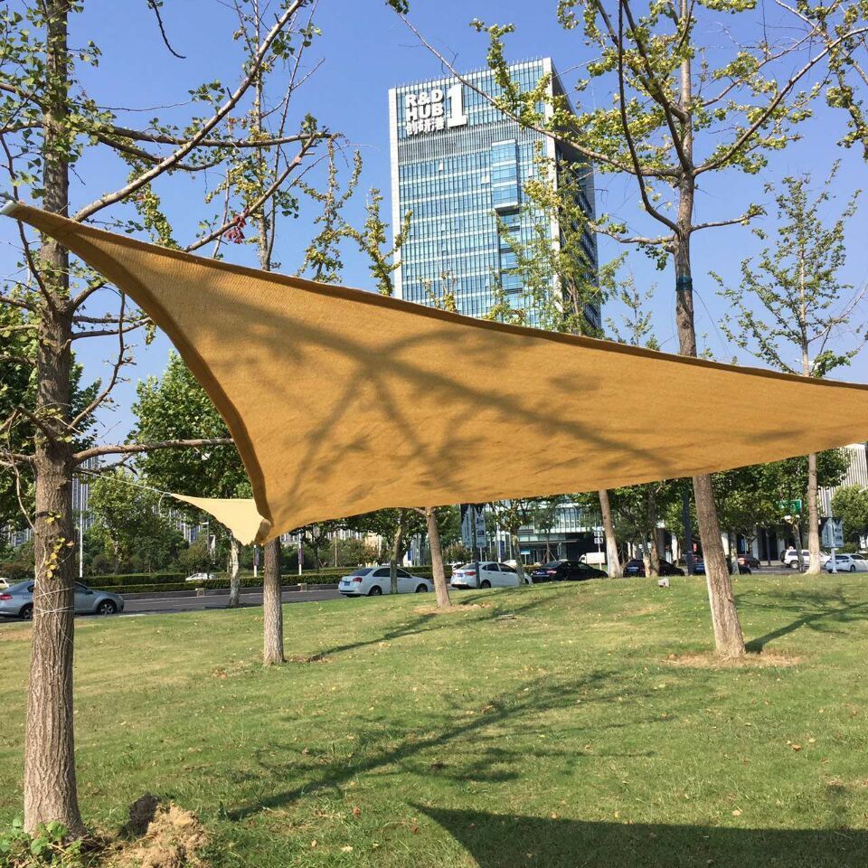 Outdoor Sun Shade Sail Triangle Canopy Prevent UV Sunshade Cloth/Hail Protection Canopy Shade Sail For Carport