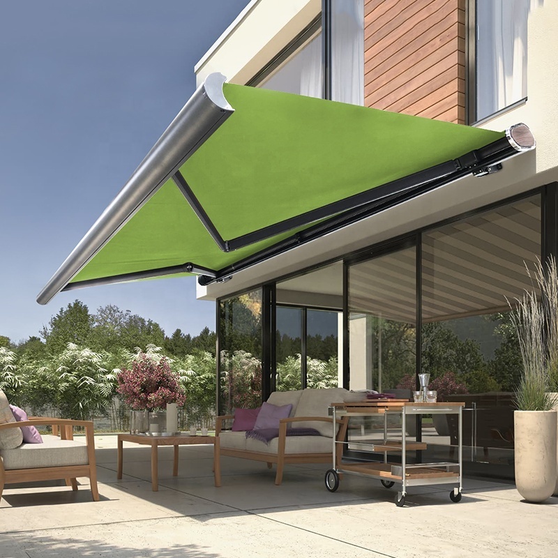 Full Cassette Balcony Retractable Roof Pergola  Awning/Aluminum Alloy Awning Retractable Sunshade Canopy